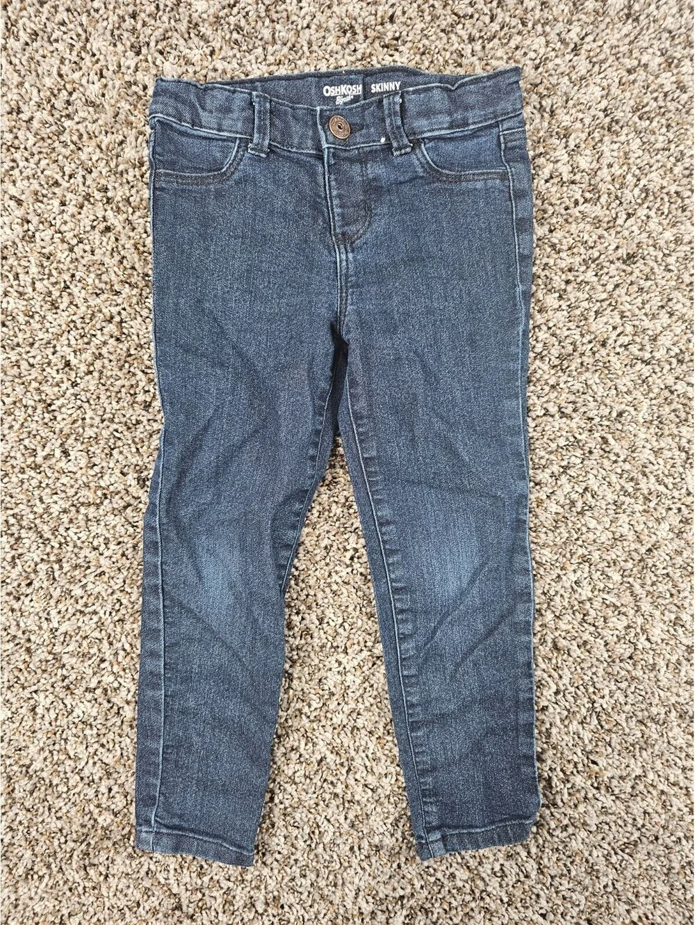 Oshkosh B'Gosh Toddler Girls Sz 5T Skinny Leg Blue Jeans